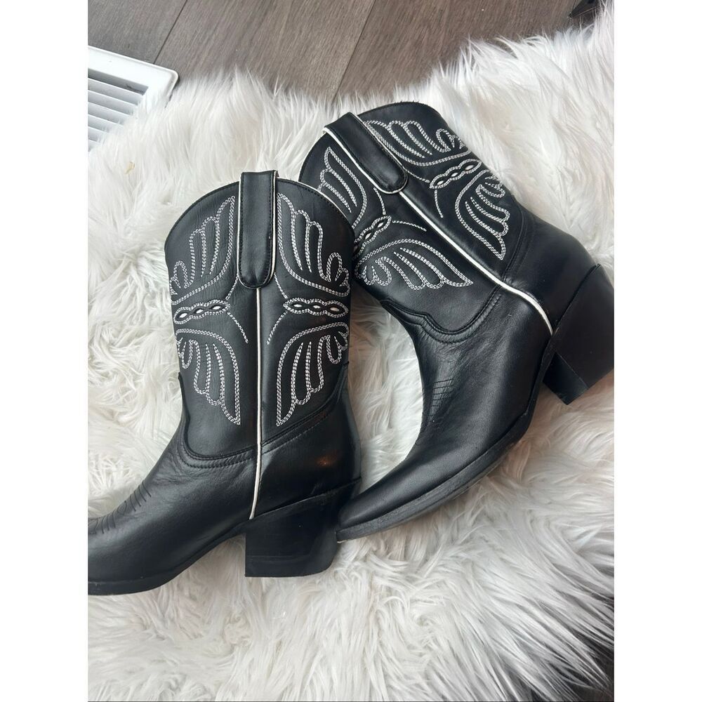 Idyllwind by Miranda Lambert black booties cowgirl boots western butterfly size